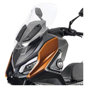 适用于摩托车钱江鸿350GT前挡风玻璃加高风挡透明护胸挡雨板配件