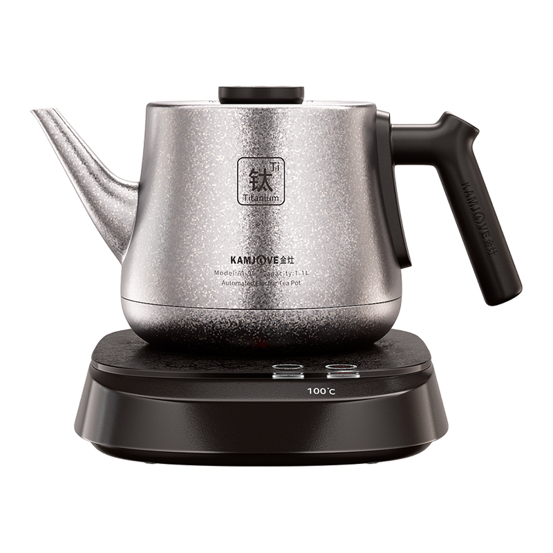 金灶AI-95纯钛全自动上水烧水壶2025新款泡茶专用恒温钛电热水壶