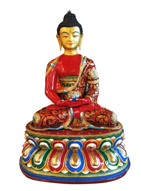 尼泊尔彩绘摆件密宗佛像