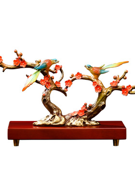 结婚礼物送新人喜鹊摆件