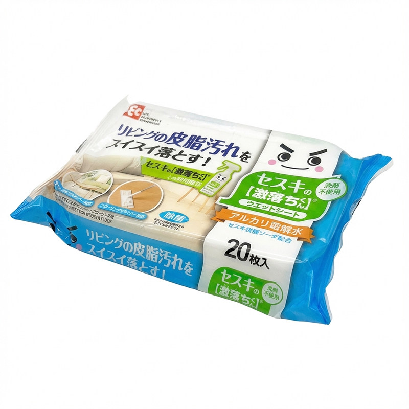 日本lec拖地湿纸巾静电除尘纸