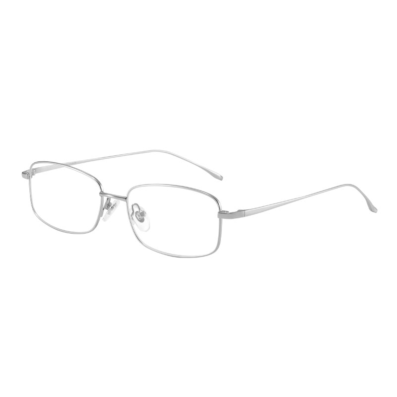 纯钛超轻近视眼镜女金丝小框可配高度数蔡司防蓝光窄方框素颜眼睛