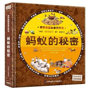奇妙自然生命立体书 蚂蚁的秘密 儿童3d翻翻立体书 了解生命益智游戏书籍幼儿婴儿绘本1-2-3-4-5-6岁书籍8-10早教书好好玩神奇的