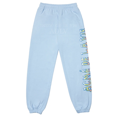 adlv裤子字母印花束脚休闲