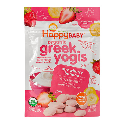 禧贝婴儿草莓香蕉酸奶溶溶豆