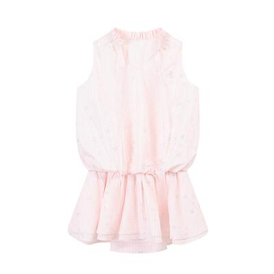 甜美风收腰花苞连衣裙女26夏新品