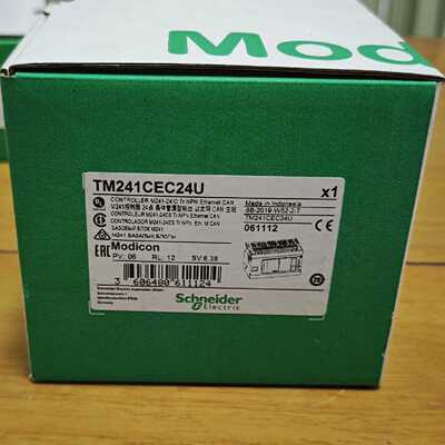 议价施耐德TM241CEC24R模块PLC全新原装正品控制器24点输入/输出