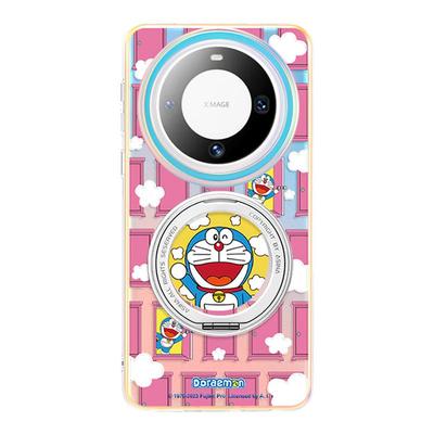 ANGYING × 哆啦任意门适用华为Mate80Promax手机壳磁吸支点Lo5新款mate60全包可爱mt70带支架por+套高级感