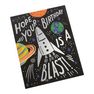 美国进口生日卡片 Rifle Paper 复古创意插画贺卡 祝福女孩礼物