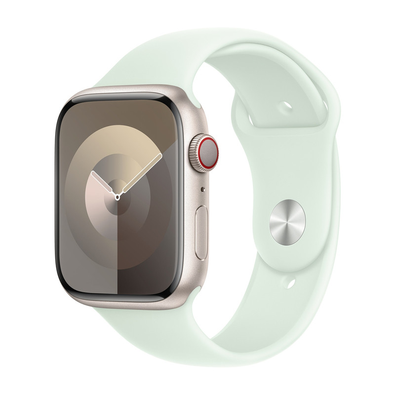苹果原装正品未拆封41/45mm Apple Watch淡薄荷色运动型表带