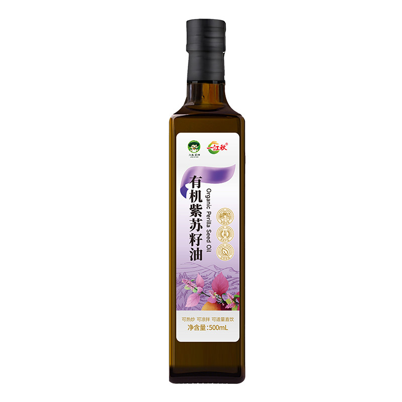 一江秋冷榨有机紫苏籽油500ml