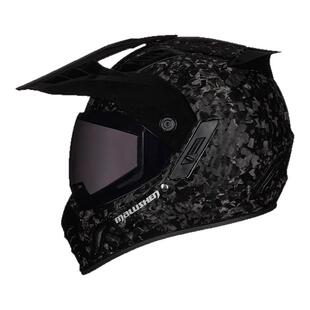 malushen马鲁申拉力盔L9+摩托车头盔男碳纤维全盔公路越野双镜片