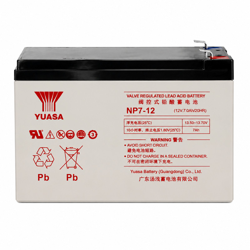 YUASA汤浅蓄电池12v7ah电梯应急电池三菱通力日立东芝专电梯专用
