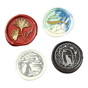 金属火漆笔印章上色笔油漆笔金色签字笔手绘高光描金笔马克笔