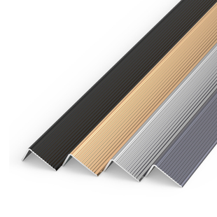 铝合金楼梯防滑条台阶包边条瓷砖踏步收边条大理石直角压条收口条