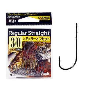 日本沙沙麦背刺直柄钩长柄钩带鱼钩皇姑鱼钩路亚矶钓软饵钩海鲈钩