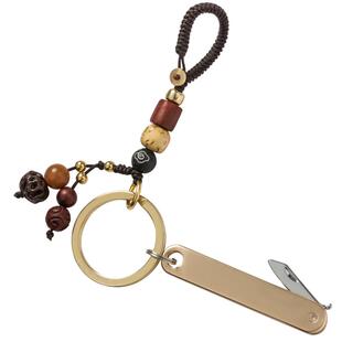 编织手绳钥匙扣挂饰 防丢电话号码牌挂绳挂件汽车链圈环书包挂饰