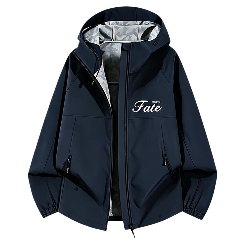 saber吾王命运fate周边印花软壳衣春秋新款连帽夹克冲锋衣痛衣服