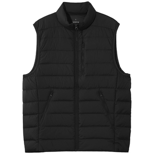 热风男士羽绒马甲背心2025年冬季新款轻薄排骨羽绒马甲保暖内搭