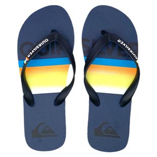 现货Quiklver2025新款男士亲子防滑防臭软底凉拖鞋简约百搭人字拖