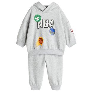 【NBA】HM童装男婴套装2件式冬季新款卫衣连帽衫和慢跑裤1307309