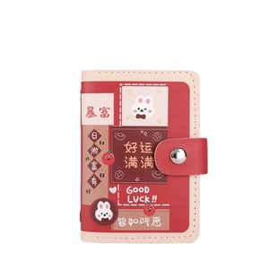 卡通可爱2025年新款卡包女式个性大容量多卡位防消磁证件位名片夹