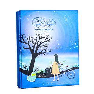 影集相册7寸200张大容量插页式家庭盒装过塑七寸相册情侣宝宝纪念