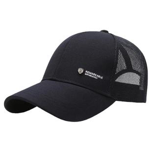 帽子男夏季老年人遮阳棒球帽老人男士爸爸夏天网眼透气太阳鸭舌帽