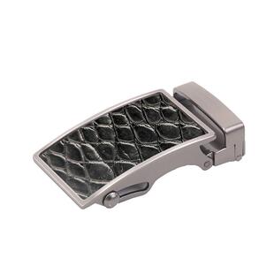 男士锌合金滚轴皮带扣鳄鱼皮贴皮扣外穿款式3.9cm无牙扣成套带身