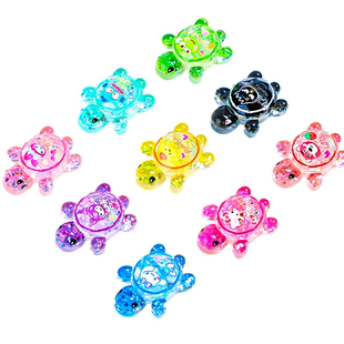 三励瓯流沙夜光乌龟对对碰全婵红同款小乌龟发光乌龟盲袋网红玩具