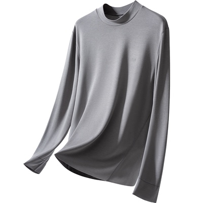 猫人德绒发热保暖上衣男士高领