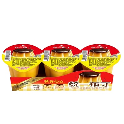 布丁统一鲜漾鸡蛋味焦糖甜品