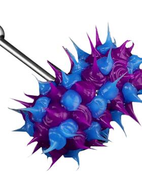 shinma欧美毛刺震动情趣舌钉