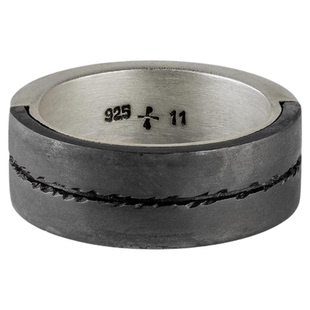 Parts of Four 做旧银饰小众设计感拼接设计黄铜镀银戒指