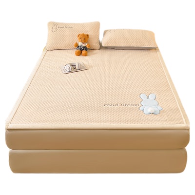 无印良品加厚牛奶绒夹棉床褥垫子