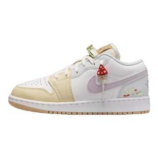 乐积运动 AIR JORDAN 1 AJ1 LOW 白紫马卡龙低帮篮球鞋IB8861-151