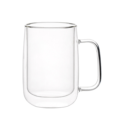 巢牧高硼硅隔热双层玻璃咖啡杯