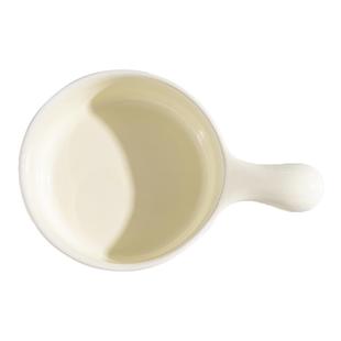 ins风奶油色餐具陶瓷手柄碗家用烤碗水果沙拉碗泡面螺蛳粉专用碗