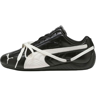 彪马ROSE x PUMA SPEEDCAT联名蝴蝶结绑带女子薄底鞋404395-01