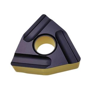 莫兹利桃型数控车刀片外圆内孔粗车双色涂层合金刀粒WNMG08040408