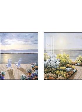 北欧风卧室墙头装饰画室内房间客房背景墙壁画免打孔次卧床头挂画