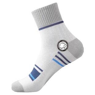 男士袜子涤棉不臭脚吸汗透气秋冬季中筒袜篮球棉袜加厚运动男袜子