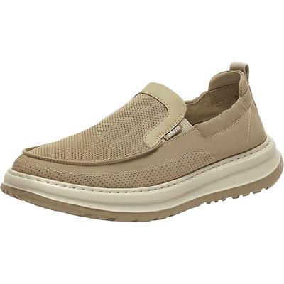 百思图2025夏季新款简约户外一脚蹬时尚布鞋厚底男休闲鞋K8865BM5