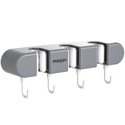 美简免打孔拖把架多功能强力挂钩