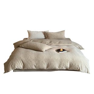 冬季雕花牛奶绒四件套珊瑚绒加厚保暖床单被套床笠款双面加绒床品