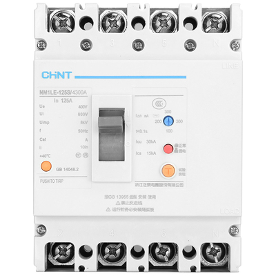 正泰塑壳断路器漏电漏保