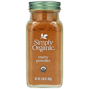 美国Simply Organic咖喱粉印度进口姜黄无加糖咖喱牛肉鸡肉美食