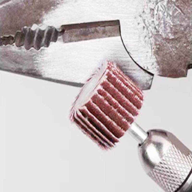 3毫米加长百叶轮活柄可拆卸磨头柄长65深孔研磨抛光粒度80-600#