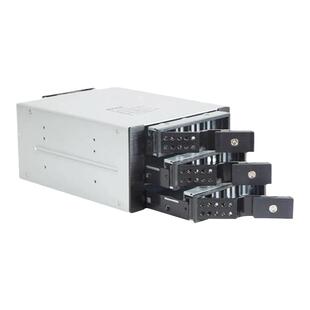 热插拔模组硬盘笼电脑机箱2 3光驱位转换硬盘笼子带背板存储扩展