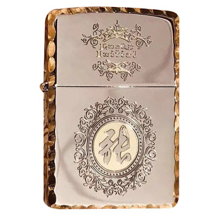 打火机zippo正版百家姓男士创意外壳煤油芝宝个性zp限量版送礼潮